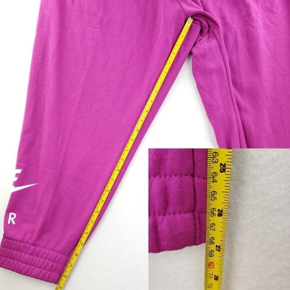 Nike Air Fleece Jogger Sweatpants Pockets Plus Size Pink Fuschia Women's 2X NWT - Picture 8 of 10